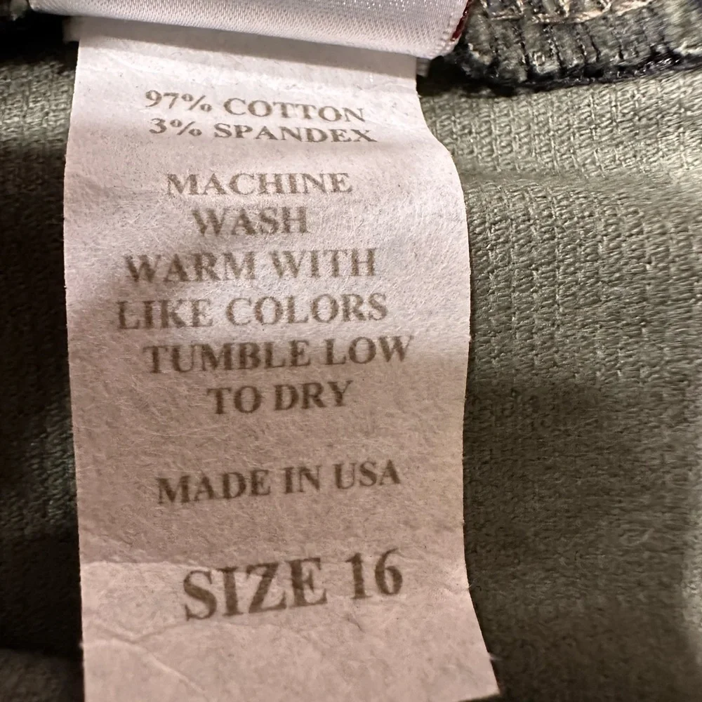 NWT Green Corduroy Skirt - Picture 5 of 10